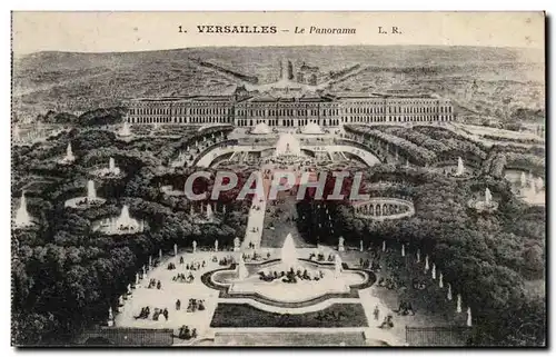 Versailles Cartes postales Le panorama