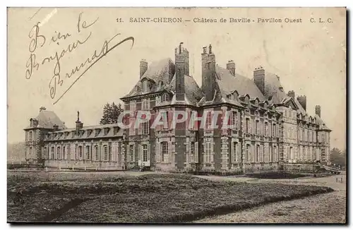 Saint Cheron Ansichtskarte AK Chateau de Baville Pavillon Ouest