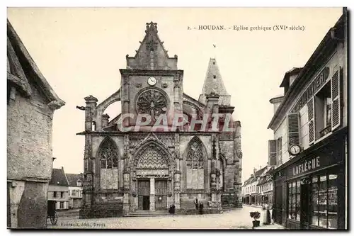 Houdan Ansichtskarte AK Eglise gothique (Lafleche)