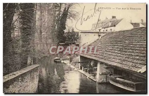 Arpajon Ansichtskarte AK Vue sur la Remarde (lavandieres lavoir)