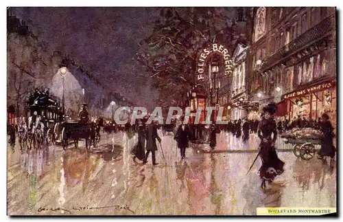 Paris (9eme) Cartes postales Boulevard Montmartre Folies Bergere