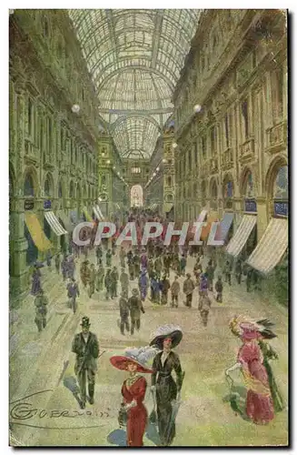 Italie italia Milano Ansichtskarte AK Galleria Vitt Em