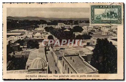 Maroc Oudjda Cartes postales Vue generale vers la porte Sidi Aissa