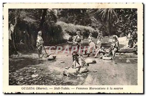 Maroc Oudjda Cartes postales Sidi Yahia Femmes marocaines a la source