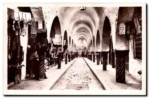 Tunisie Tunis Cartes postales Souk des etoffes