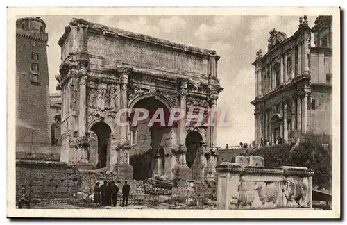 Italie Italie Roma Ansichtskarte AK Arco di Settimlo Severo