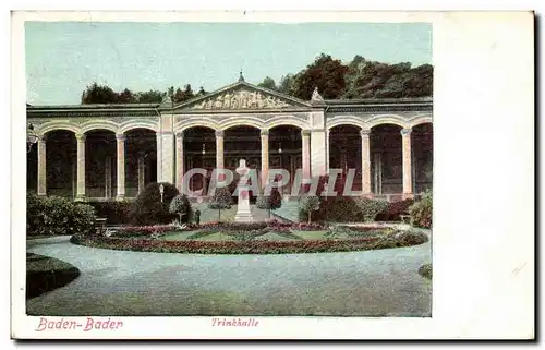 Allemagne Baden Baden Cartes postales Trinkhalle