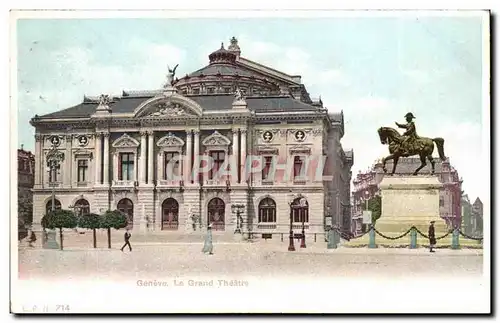 Suisse Geneve Cartes postales Le grand theatre