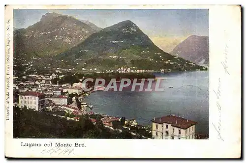 Suisse Cartes postales Lugano col Monte Bre