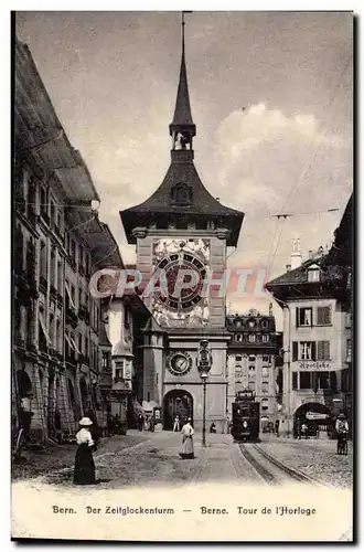 Suisse Cartes postales Bern der Zeifglockentunr Tour de l&#39horloge