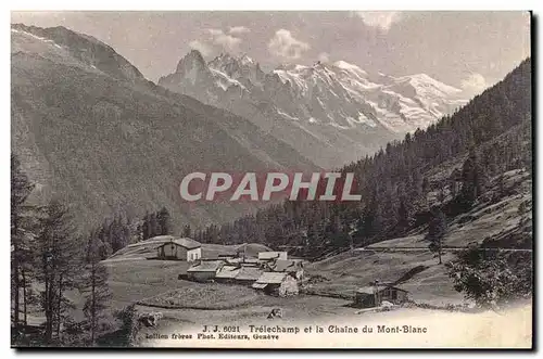 Cartes postales Telechamp et la chaine du Mont Blanc