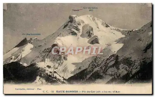 Eaux bonnes Cartes postales Pic du Ger (2612m) d&#39Aas