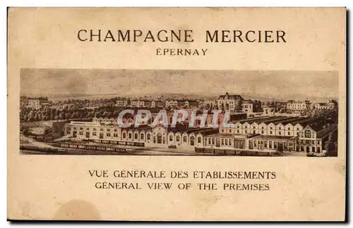 Epernay Cartes postales Champagne Mercier Vue generale des etablissements