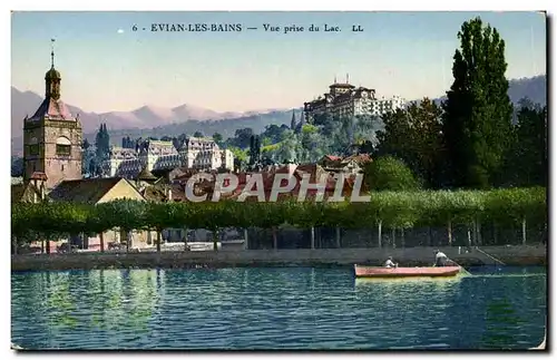 Evian les Bains Cartes postales Vue prise du lac