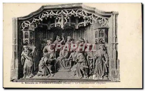 Cartes postales Retable de FRomentieres Le couronnement d&#39Epines