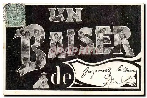 Cartes postales Un baiser de Gazemetz les Bains