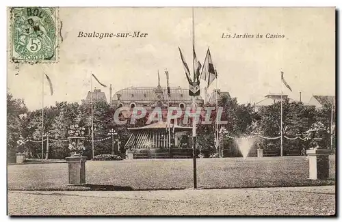 Boulogne sur Mer Cartes postales Les jardins du casino