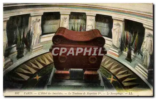 Paris (7eme) Ansichtskarte AK Lhotel des Invalides Le tombeau de Napoleon 1er Le sarcophage