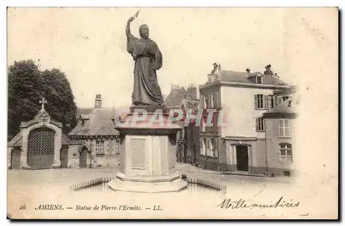 Amiens Ansichtskarte AK Statue de Pierre l&#39ermite