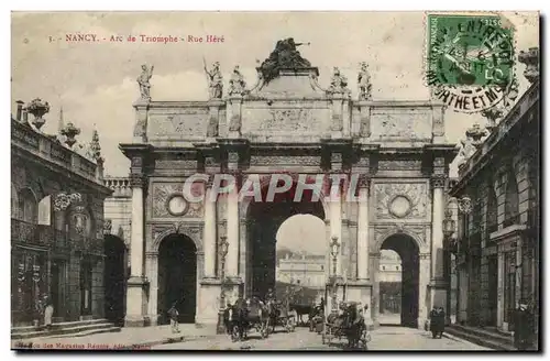 Nancy Cartes postales Arc de TRiomphe Rue Here