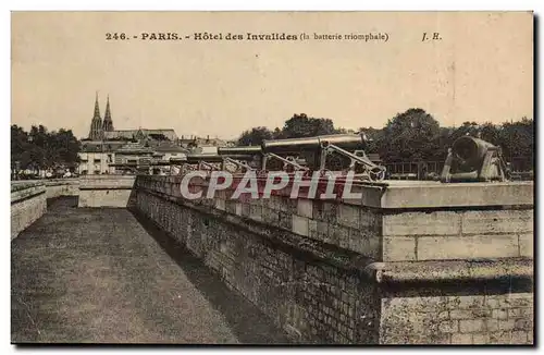 Paris (7eme) Cartes postales Hotel des invalides (canons)