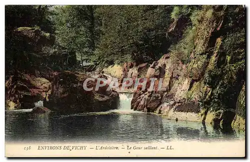 Ansichtskarte AK Environs de Vichy L&#39ardoisiere le Gour saillant