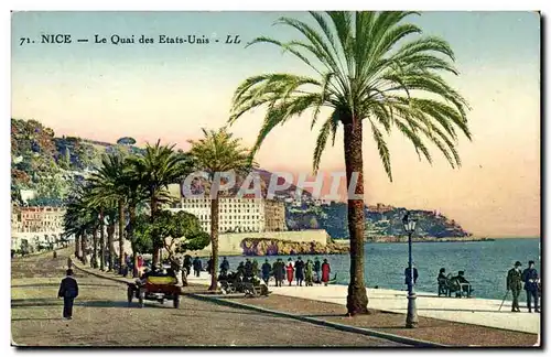 Nice Cartes postales Le quai des etats Unis