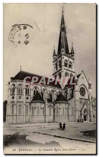 Epernay Ansichtskarte AK La nouvelle eglise Notre DAme