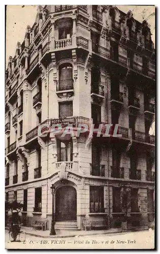Vichy Cartes postales Hotel du Havre et de New York