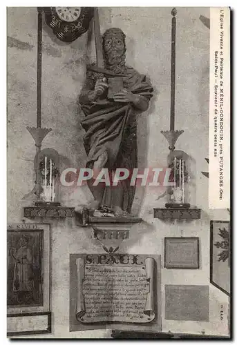 Cartes postales L'eglsie Vivant et patiente de Menil Goudouin pres Putanges Saint Paul