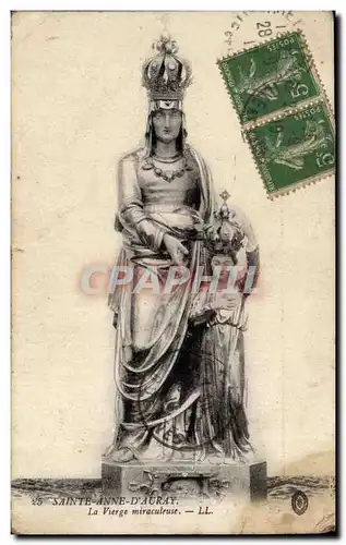 Cartes postales Sainte Anne d'Auray La vierge miraculeuse