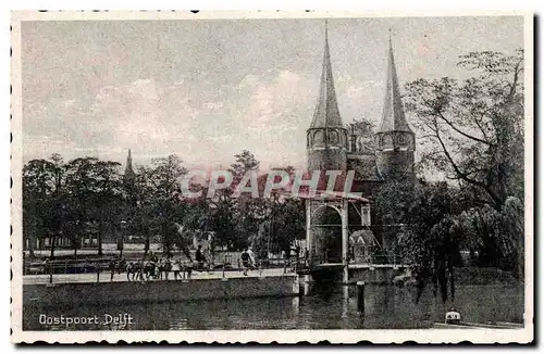 Pays Bas Cartes postales oostpoort DElft
