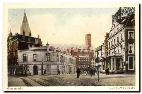 Pays Bas Cartes postales Gravenhage Groenmarkt