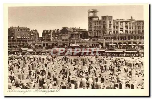 Pays Bas Schveningen Ansichtskarte AK Strandgezicht (plage beach)