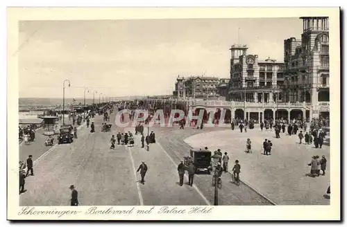 Pays Bas Schveningen Cartes postales Boulevard met Palace Hotel
