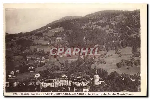 Saint Gervais les Bains Cartes postales Chemin de fer du Mont Blanc