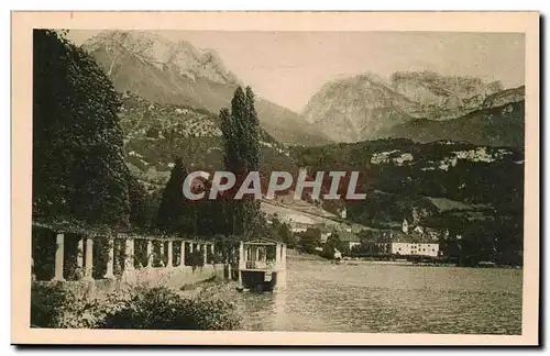 Environs d&#39Annecy Cartes postales Talloires Les bords du lac et la Tournette