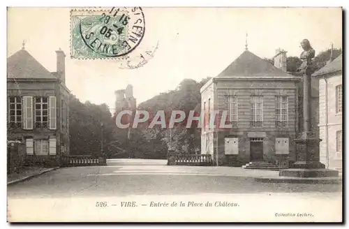 Vire Cartes postales Entree de la place du chateau