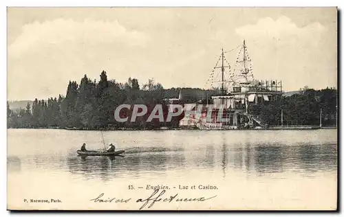 Enghien les Bains Cartes postales lac et casino