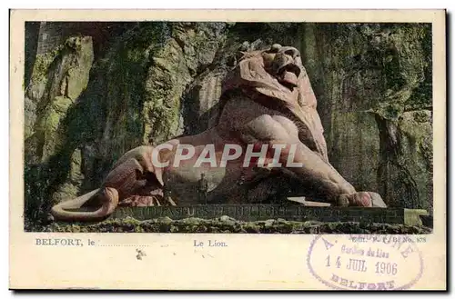 Belfort Cartes postales Le lion