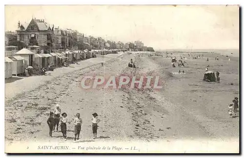 Saint Aubin Cartes postales Vue generale de la plage