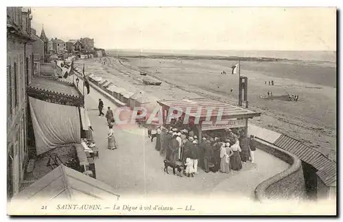 Saint Aubin Cartes postales la digue a vol d&#39oiseau