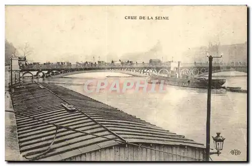 Paris Cartes postales Crue de la Seine