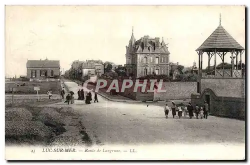 Luc sur Mer Ansichtskarte AK Route de Langrune