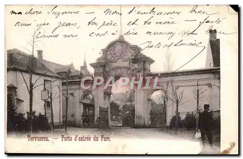 Belgique Belgie Tervueren Cartes postales Porte d'entree du parc