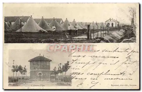 CAmp de Sissonne Cartes postales Tentes et baraquements (militaria)