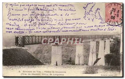 Cartes postales Environs de Vire Viaduc de Souleuvre