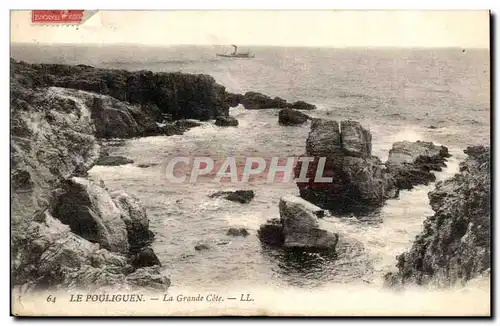 Le Pouliguen Ansichtskarte AK La grande cote