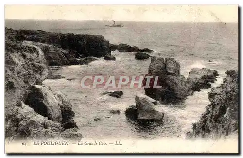 Le Pouliguen Ansichtskarte AK La grande cote