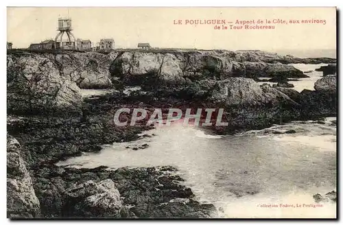 Le Pouliguen Ansichtskarte AK Aspect de la cote aux environs de la Tour Rochereau